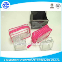 Customize Personalized PVC Cosmetic Bag with Ziplock for Makeup Tools